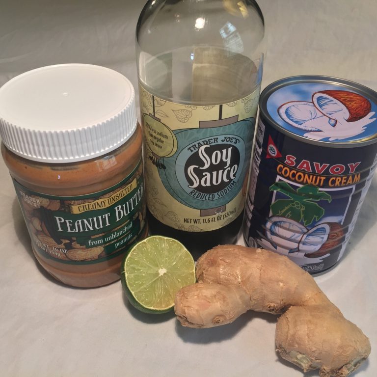 Magic Peanut Butter Ginger Sauce Bartanica